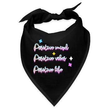 Positiv - Bandana - Schwarz - Vorne