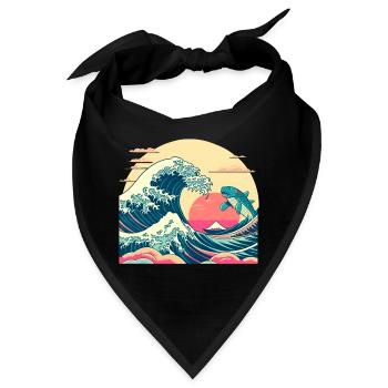 Wellenhai - Bandana - Schwarz - Vorne