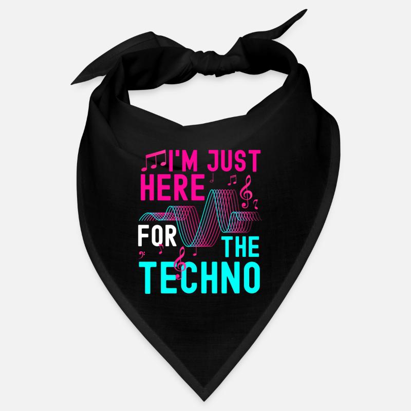 Techno, Techno, Music, Dancing, Partying Bandana