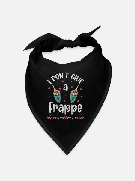 Pas d’intérêt Attitude Aversion Vie - Bandana - noir - Devant