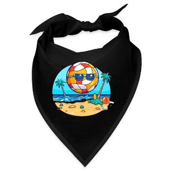 Oko der Beachvolleyball - Bandana - Schwarz - Vorne