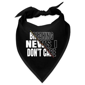 anonymous mask and free wifi present funny - Bandana - Schwarz - Vorne