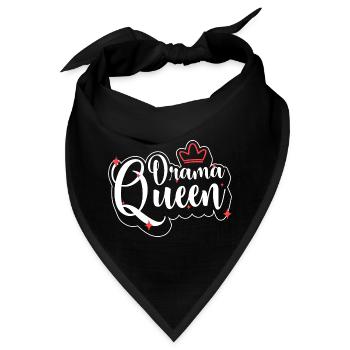 Queen Ärger - Bandana - Schwarz - Vorne