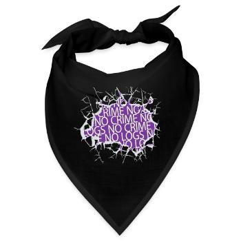 analyst anonymous hacker encrypt but i do - Bandana - Schwarz - Vorne