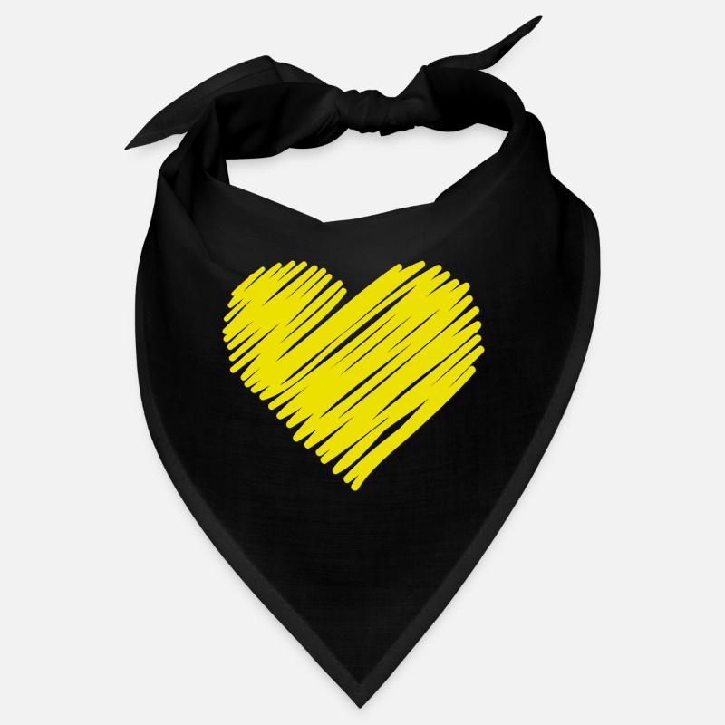 Neon Hart Schets Bandana