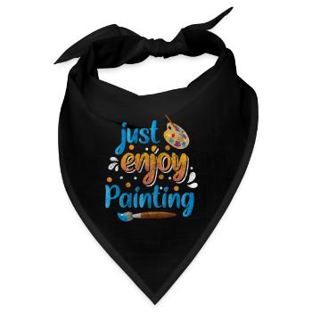 Künstler Malen Spraydose Baustelle - Bandana - Schwarz - Vorne