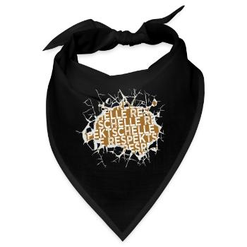 geek spruch bday witzig zitat - Bandana - Schwarz - Vorne
