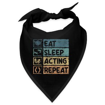 Theater Episch Regie Broadway - Bandana - Schwarz - Vorne