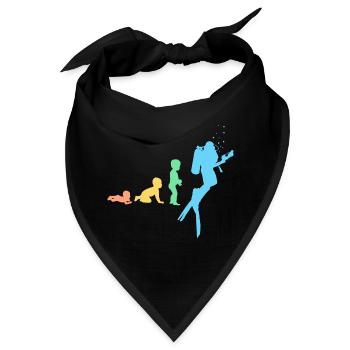 Evolution Diver - Bandana - Schwarz - Vorne