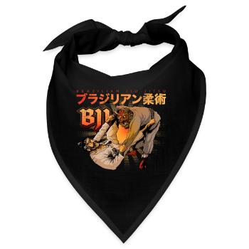 Brazilian Jiu-Jitsu - Bandana - Schwarz - Vorne