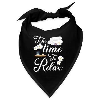 Spa Relaxen Pilates - Bandana - Schwarz - Vorne