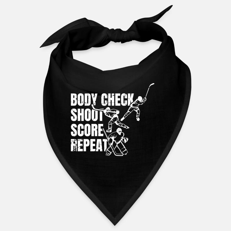 Body Check Shoot Score Repeat Bandana