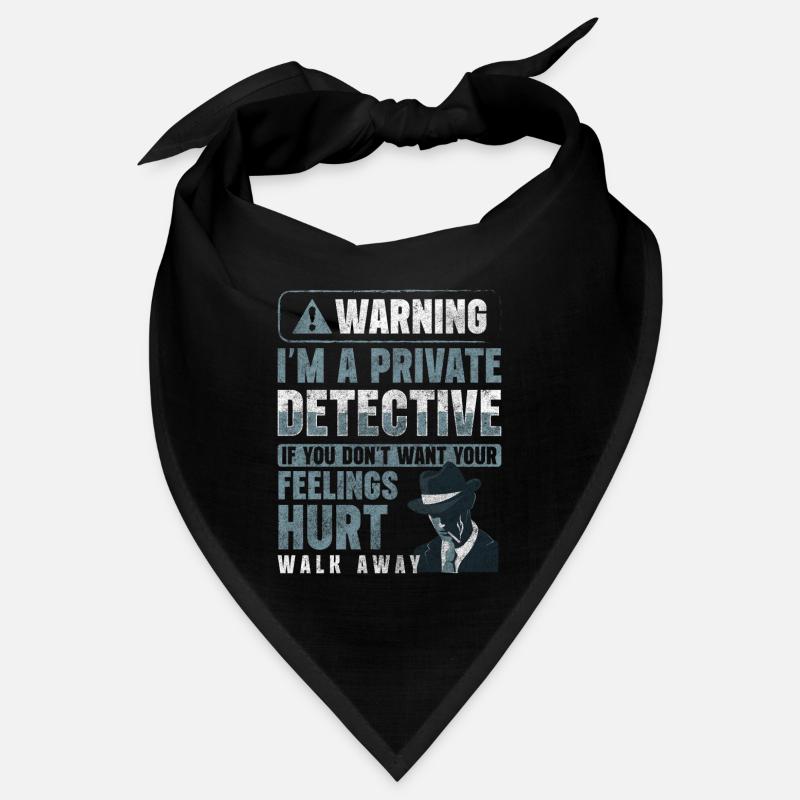 Private Detective Clue Inspector Bandana