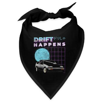 Driften Sportwagen Mechaniker Flitzer - Bandana - Schwarz - Vorne