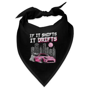 Drifting Sportwagen Mechaniker Racing - Bandana - Schwarz - Vorne