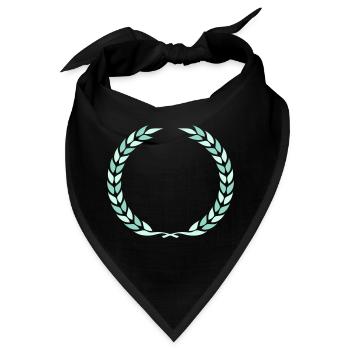 lorbeerkranz kranz - Bandana - Schwarz - Vorne