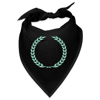 lorbeerkranz kranz - Bandana - Schwarz - Vorne