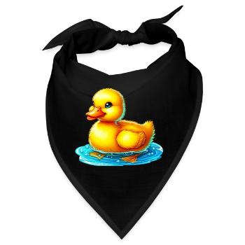 Entenküken Ente Ente Ente Ente - Bandana - Schwarz - Vorne