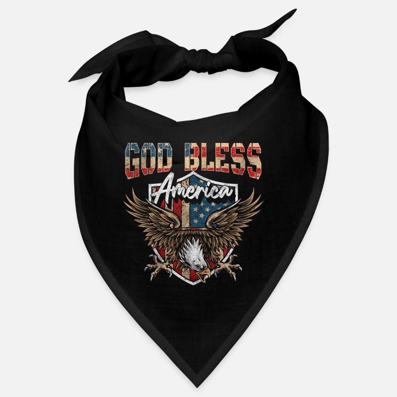 Drapeau de l’Amérique Eagle Américain Bandana