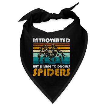 Spinne Biss Insekt - Bandana - Schwarz - Vorne