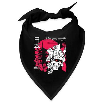 Orient Drachen Mythologie Zeitreise - Bandana - Schwarz - Vorne