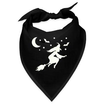 Hexe - Bandana - Schwarz - Vorne