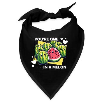 SIE SIND EINER IN EINER MELONE - Bandana - Schwarz - Vorne