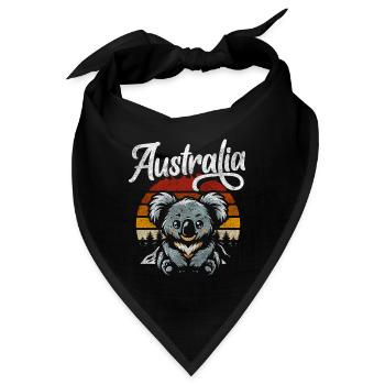 Outback Tourismus Exotisch - Bandana - Schwarz - Vorne