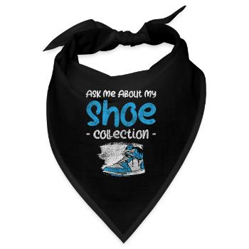 Schuh Sammler Modisch Sucht - Bandana - Schwarz - Vorne