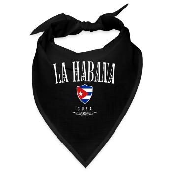 Ich liebe Havanna, kubanischer Stolz - Bandana - Schwarz - Vorne