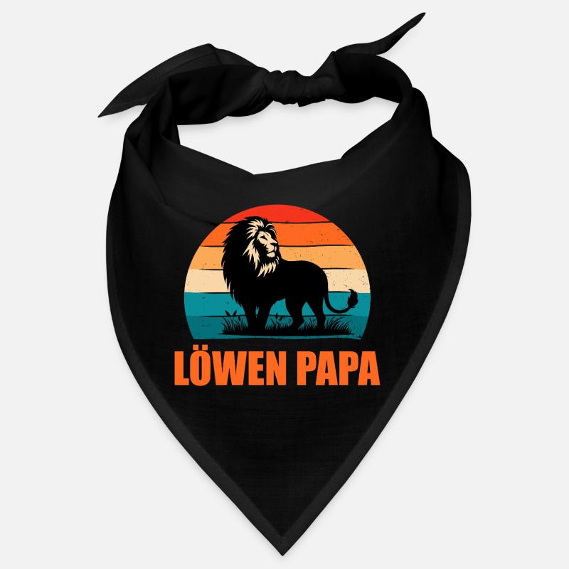 Futur papa LION DAD Rétro Drôle Bandana