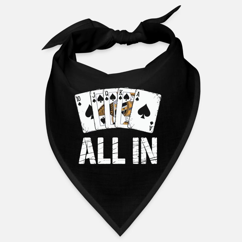 Poker Royal Flush - Conception ALL IN Bandana
