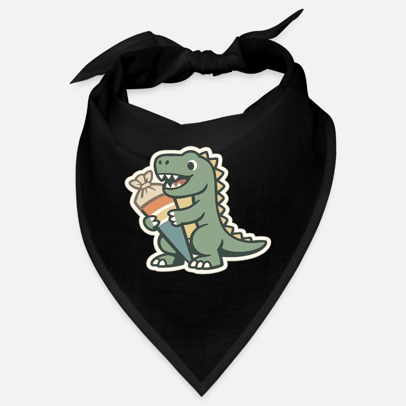 Dino Einschulung Personalisierbar Name Schule Bandana