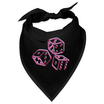 3d - Bandana - Schwarz - Vorne