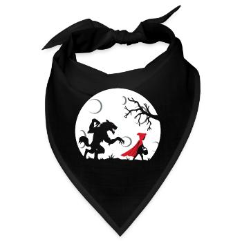 Rotkäppchen - Bandana - Schwarz - Vorne