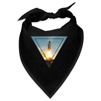 Space Shuttle - Bandana - Schwarz - Vorne