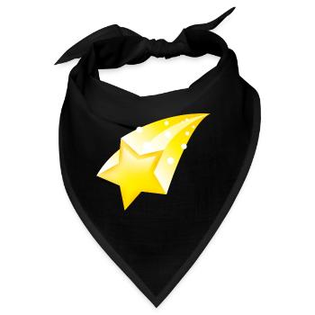 Smiley Falling Star - Bandana - Schwarz - Vorne