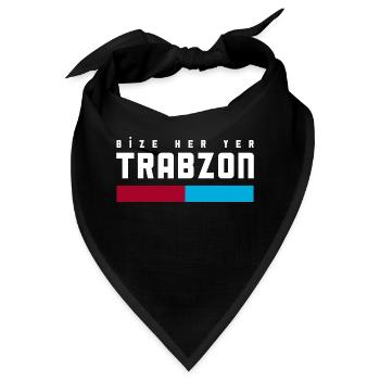Bize her yer Trabzon - Bandana - Schwarz - Vorne