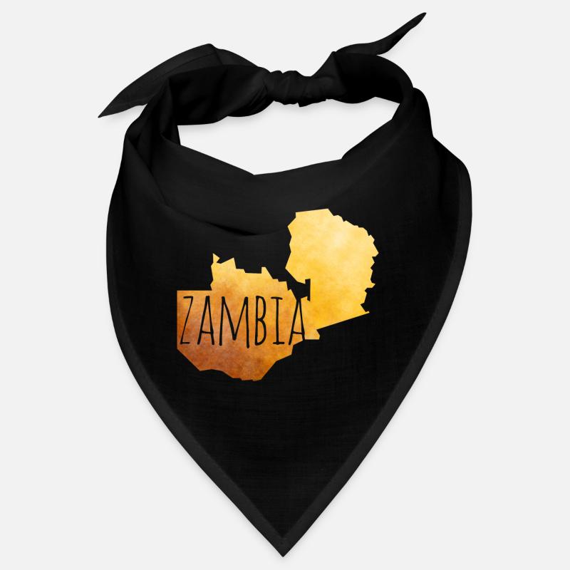 Zambia - Bandana - Schwarz