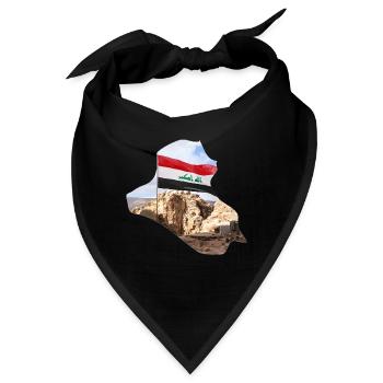 Irak - Bandana - Schwarz - Vorne