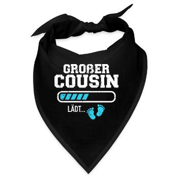 Großer Cousin - Bandana - Schwarz - Vorne