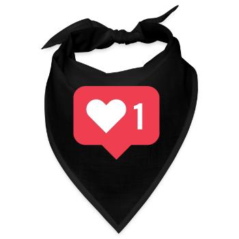 Like Icon - Bandana - Schwarz - Vorne