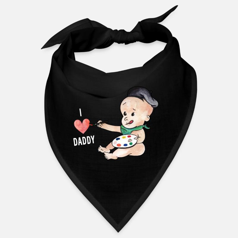 Das Baby liebt Papa Bandana