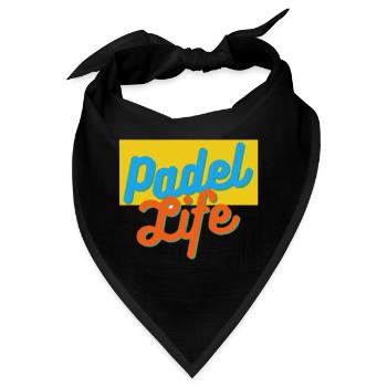 Padel Life - Bandana - Schwarz - Vorne