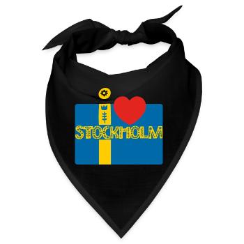 Stockholm - Bandana - Schwarz - Vorne
