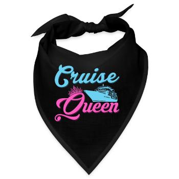 Cruise Queen Crusing Vacation Cruiser - Bandana - Schwarz - Vorne
