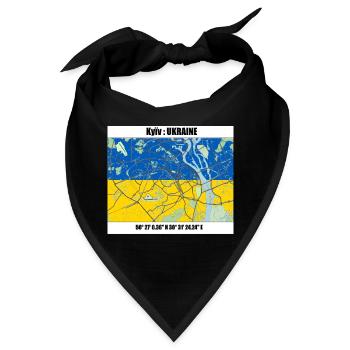Kiew - Bandana - Schwarz - Vorne