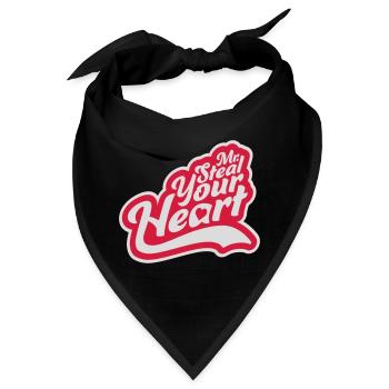 mr steal your heart - Bandana - Schwarz - Vorne