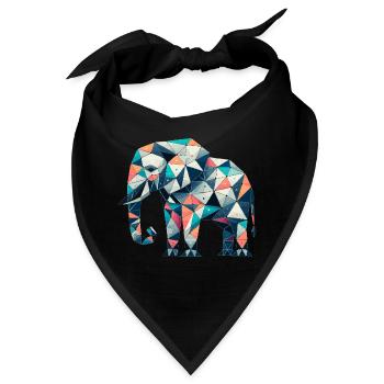 Elefant // elephant - Bandana - Schwarz - Vorne