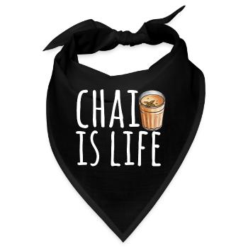 Chai Tee Masala Chai - Bandana - Schwarz - Vorne